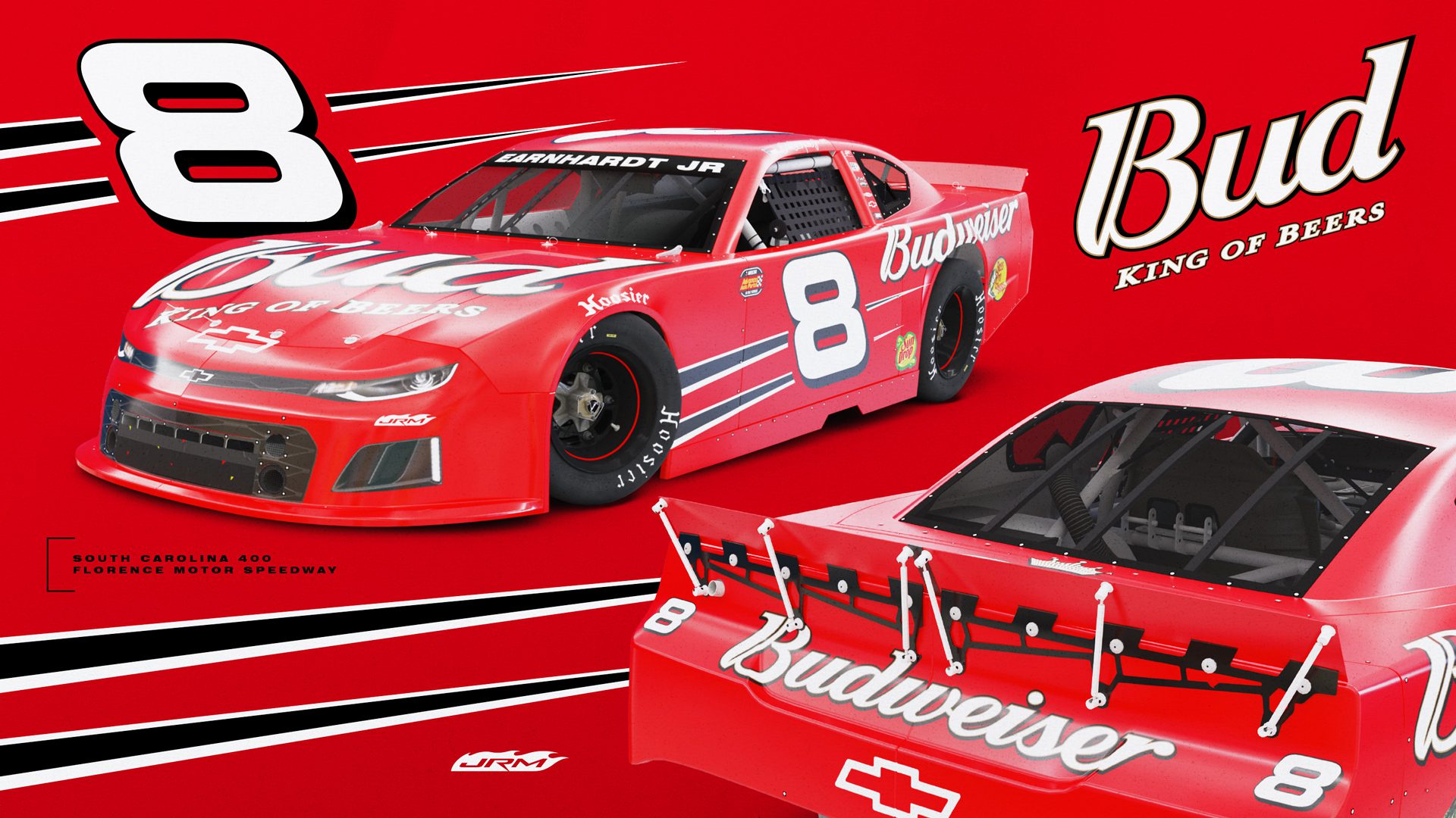 Budweiser500インディーカーセット Dale Earnhardt Jr. and Budweiser Set for Iconic Reunion - Official